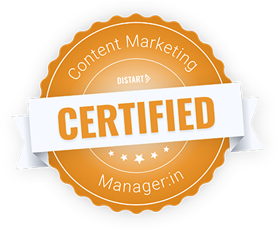 DISTART Certified — Content Marketing Manager:in