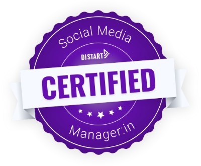DISTART Certified — Social Media Manager:in